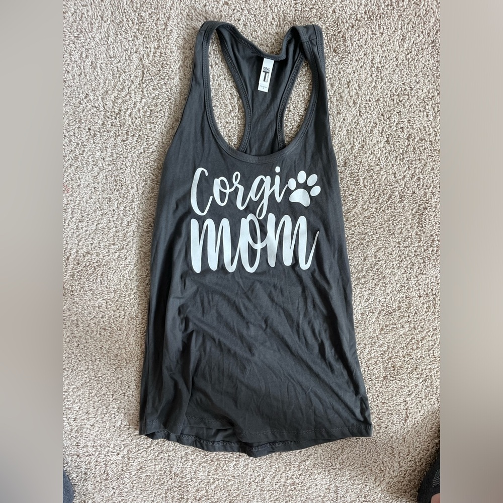 NWOT Corgi Mom Tank Top - Picture 1 of 3